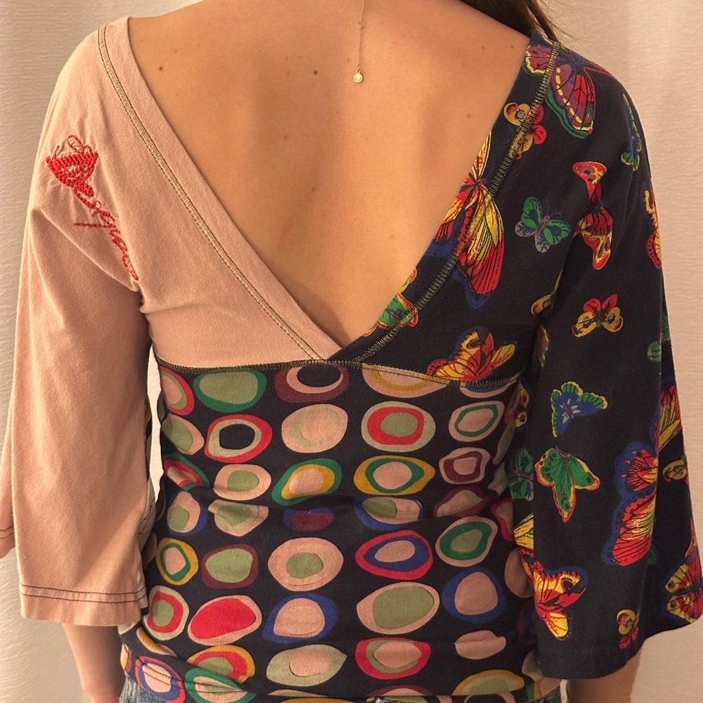 Desigual Japanese Butterly Top - Picture 2 of 5